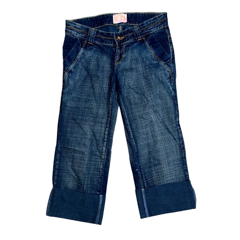 Pepe Jeans London 73 Blue Crop Denim Jeans Pants Size 30 21